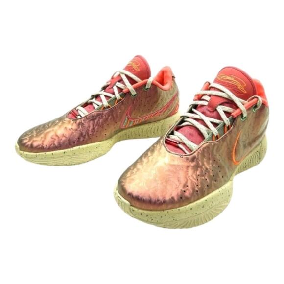 NIKE LEBRON XXI 21 EMBER GLOW ELEMENTAL GOLD MEN SHOES FN0708-800 Size 10 New!! - Picture 11 of 15
